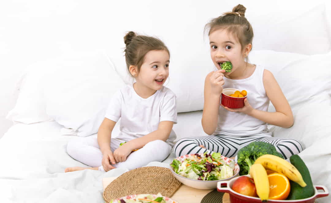 La importancia de comer frutas y verduras en los niños